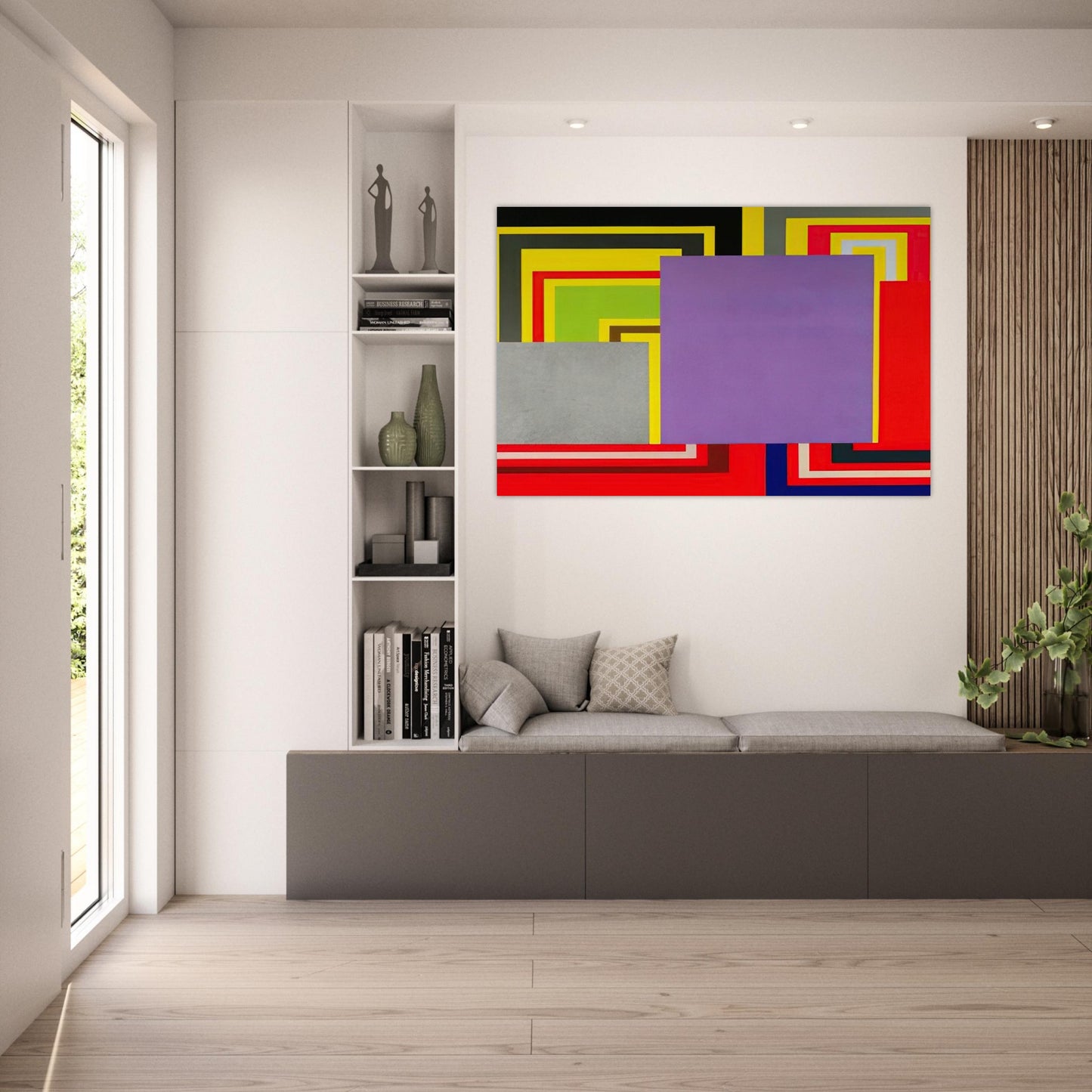 Cartoon Network - 1997 - Peter Halley Art Prints - 100x150 cm / 40x60″ inches | Peter Halley Poster | Peter Halley Prints