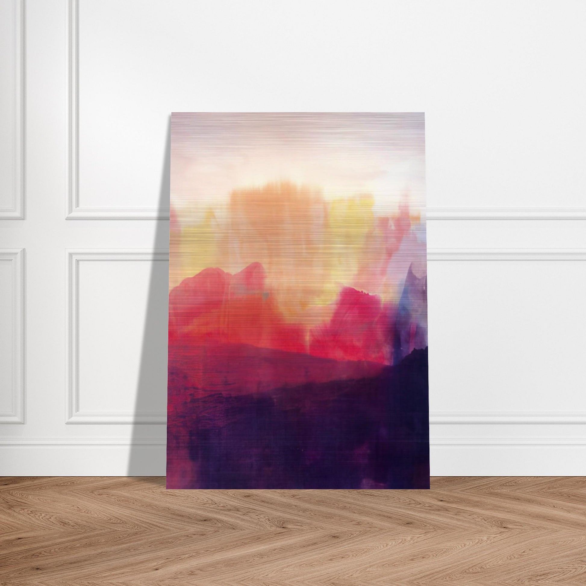 The Source - 1993 - Ronnie Landfield Brushed Aluminum Print - 70x100 cm / 28x40 inches | Ronnie Landfield Aluminum Print | Ronnie Landfield Prints