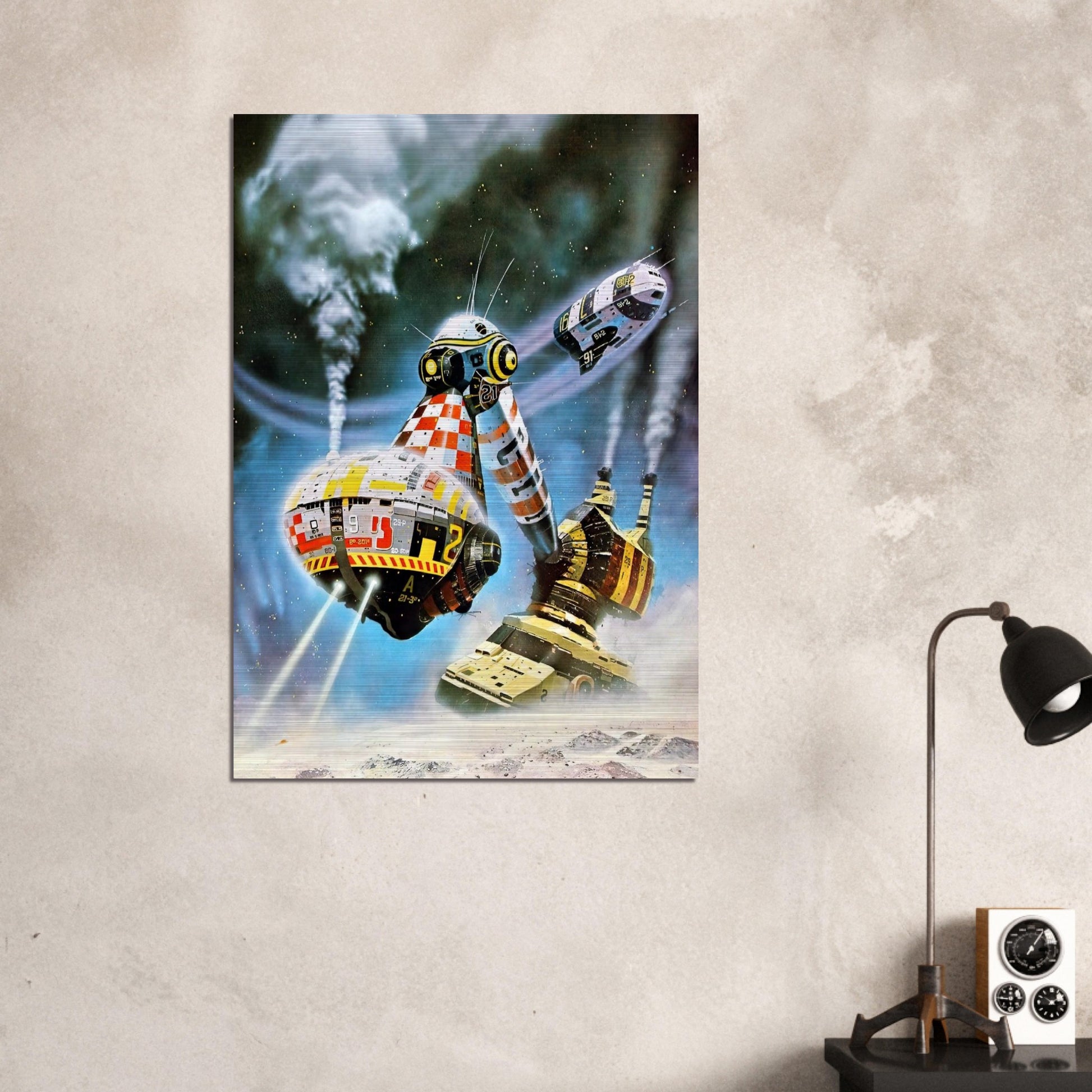 Chris Foss - Chris Foss Brushed Aluminum Print - 70x100 cm / 28x40 inches | Chris Foss Aluminum Print | Chris Foss Prints