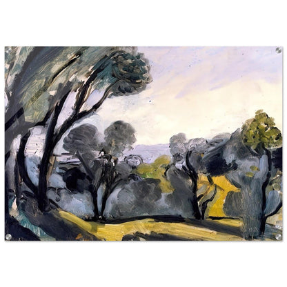 LANDSCAPE WITH OLIVE TREES 1918 - Henri Matisse Acrylic Print - 70x100 cm / 28x40″ inches