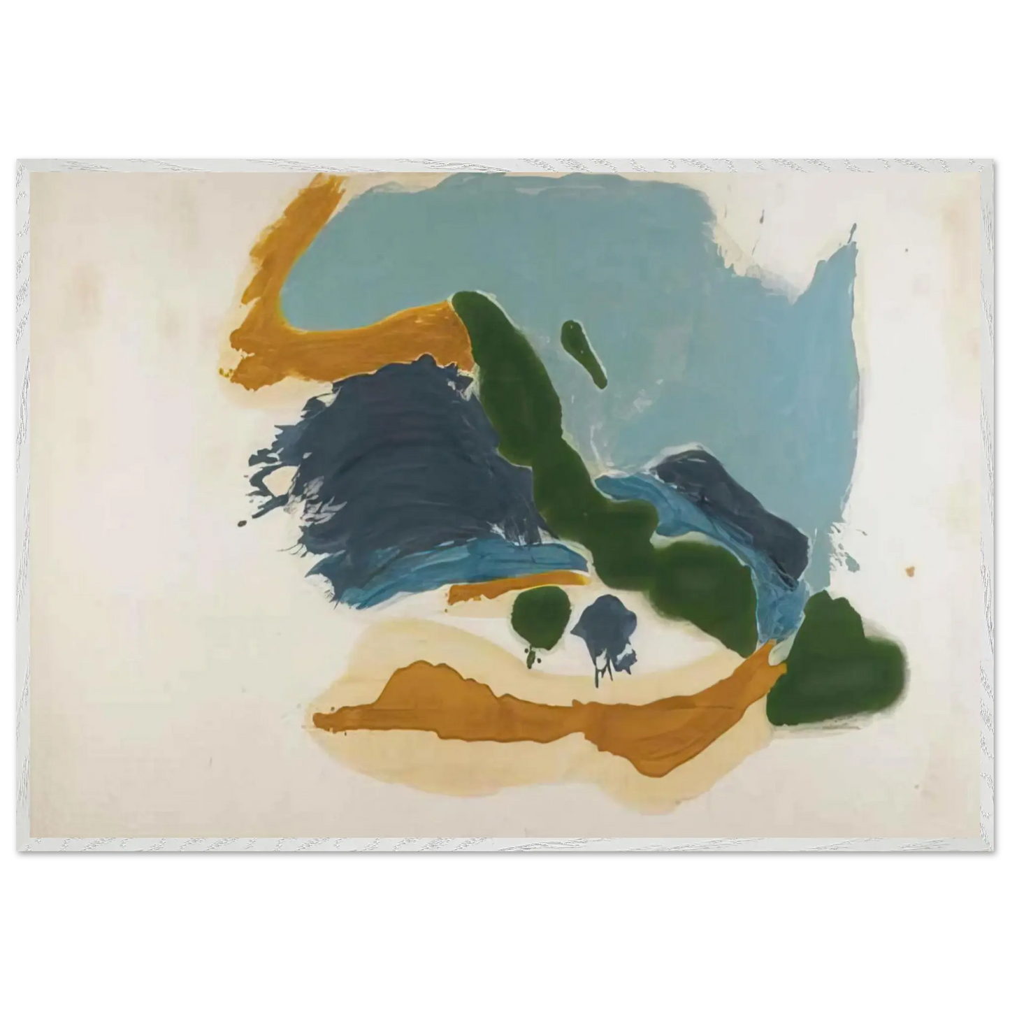 Helen Frankenthaler - Tuscany - 1963 Wall art - 21x29.7 cm / 8x12" - Fine Art Poster - -