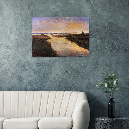 FOCE DEL CINQUALE 1928 - Carlo Carra Brushed Aluminum Print - 70x100 cm / 28x40 inches | Carlo Carra Aluminum Print | Carlo Carra Prints