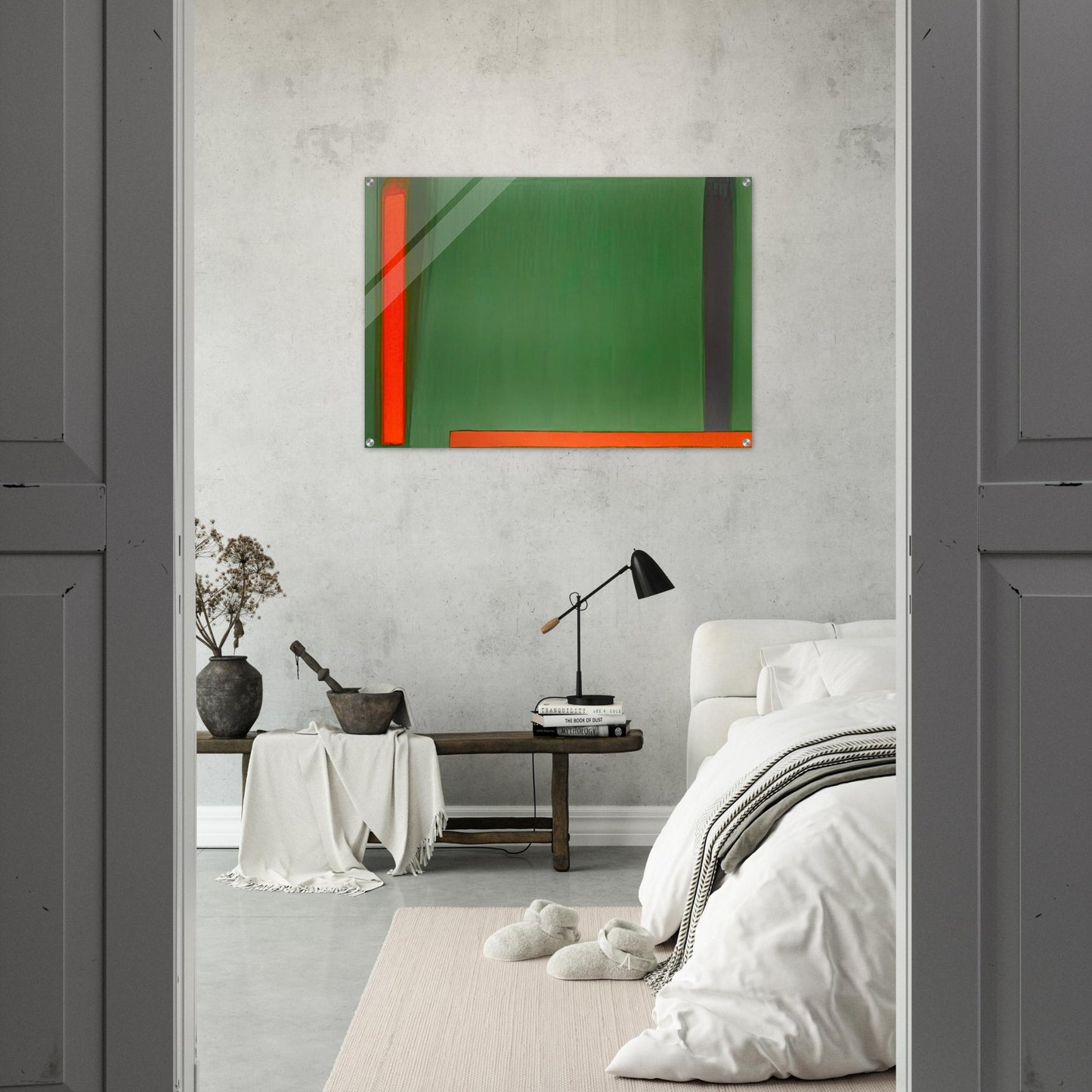 19.12.66 - 1966 - John Hoyland Acrylic Print - 70x100 cm / 28x40″ inches