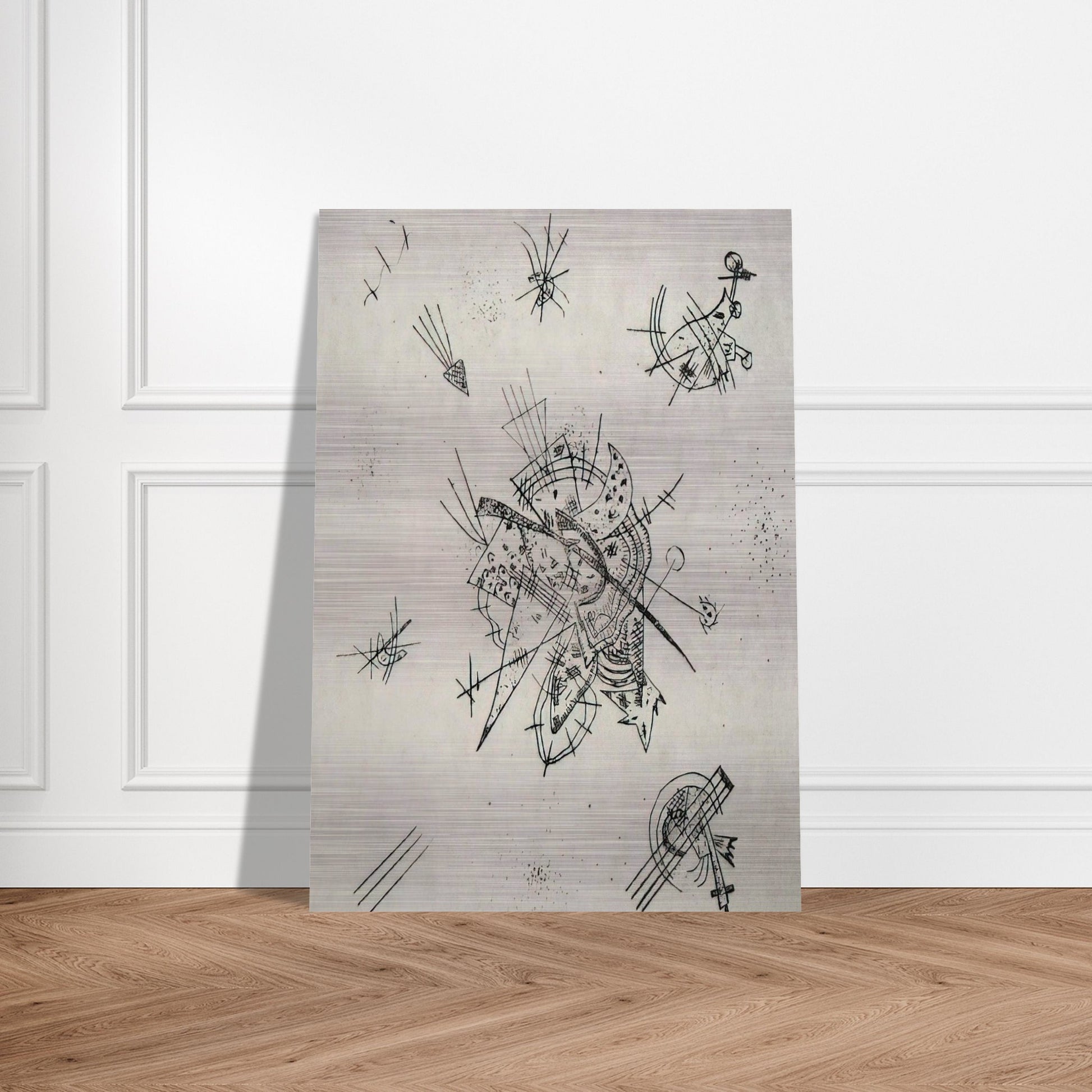 SMALL WORLDS X 1922 - Wassily Kandinsky Brushed Aluminum Print - 70x100 cm / 28x40 inches | Wassily Kandinsky Aluminum Print | Wassily Kandinsky Prints