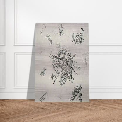 SMALL WORLDS X 1922 - Wassily Kandinsky Brushed Aluminum Print - 70x100 cm / 28x40 inches | Wassily Kandinsky Aluminum Print | Wassily Kandinsky Prints