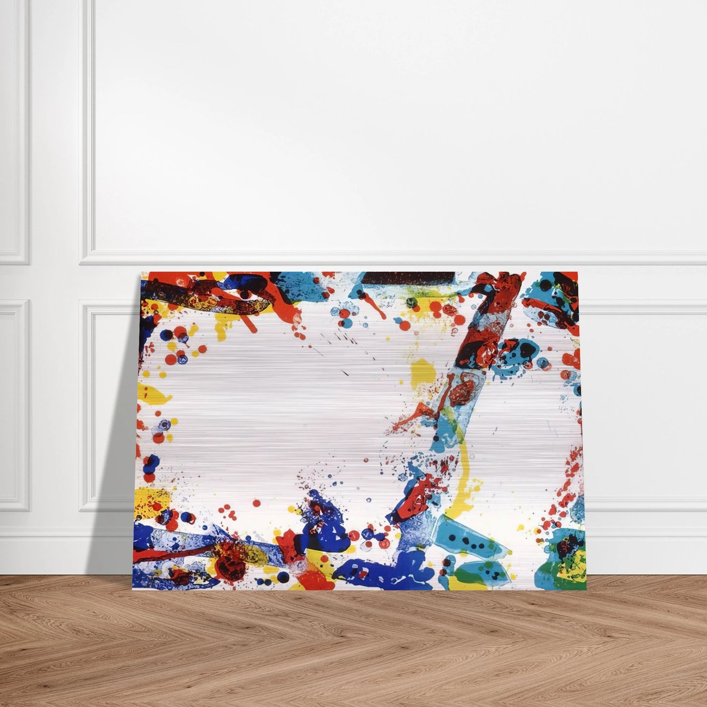 Green Ring - Sam Francis Brushed Aluminum Print - 70x100 cm / 28x40 inches | Sam Francis Aluminum Print | Sam Francis Prints