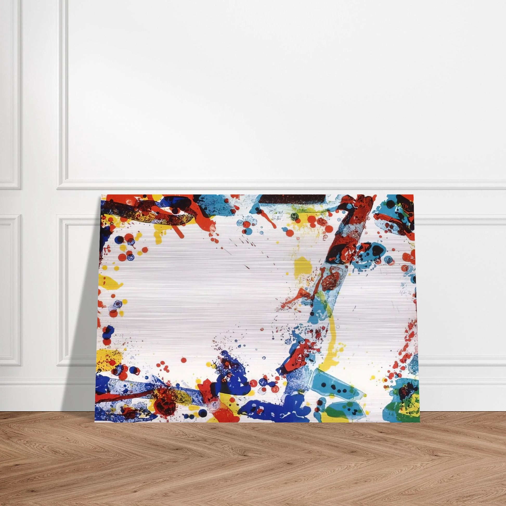 Green Ring - Sam Francis Brushed Aluminum Print - 70x100 cm / 28x40 inches | Sam Francis Aluminum Print | Sam Francis Prints