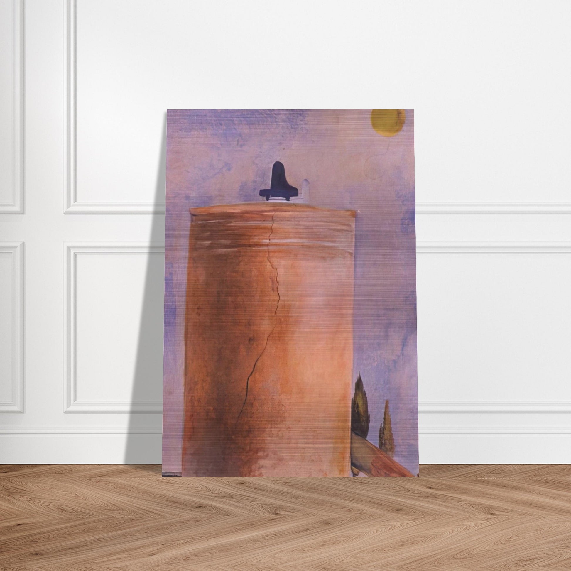 TOWER - Salvador Dali Brushed Aluminum Print - 70x100 cm / 28x40 inches | Salvador Dali Aluminum Print | Salvador Dali Prints