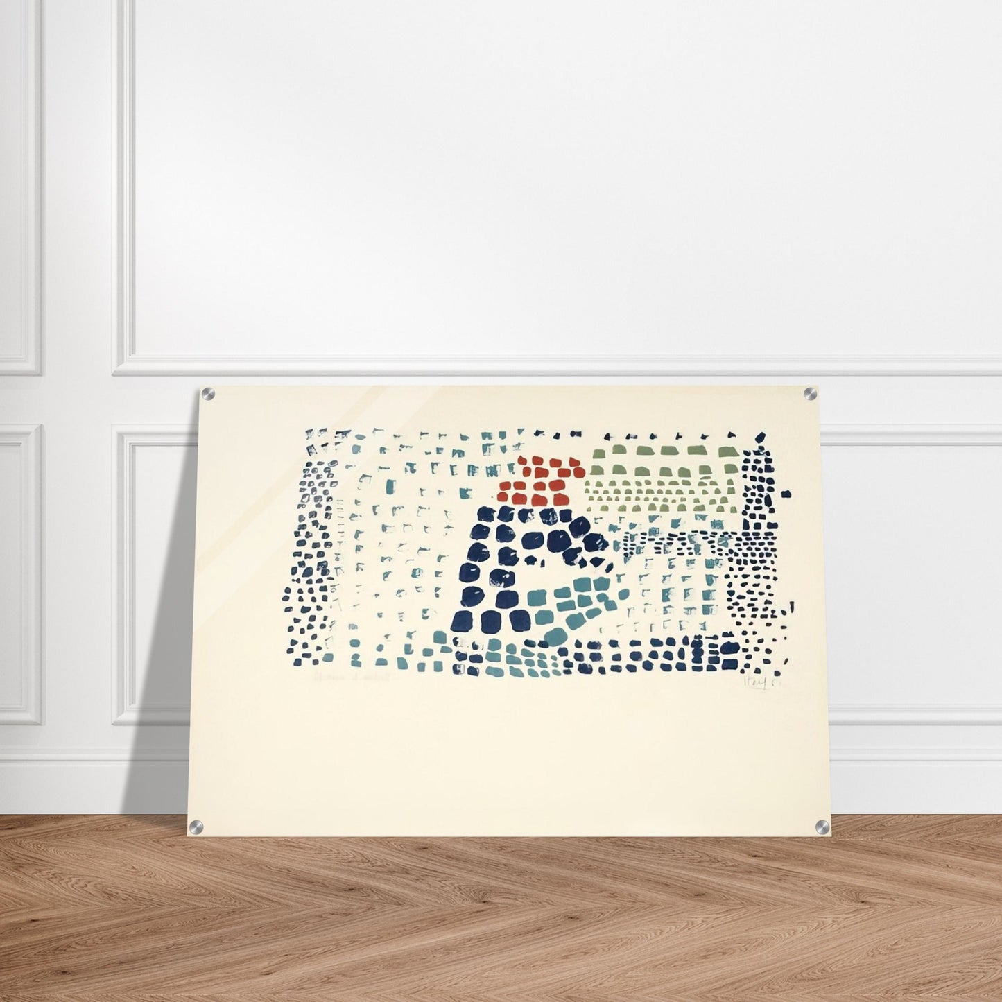 Study in Colour No. 1 Woimant Staël 93 - Art Informel - Nicolas de Stael Acrylic Print - 70x100 cm / 28x40″ inches