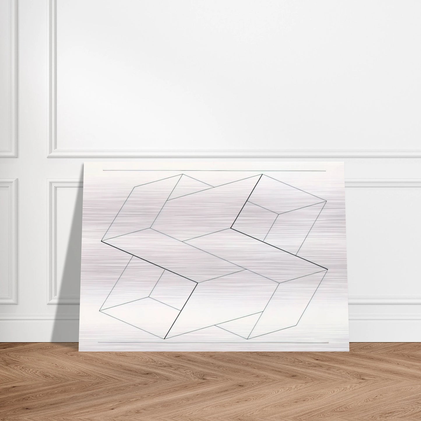 STRUCTURAL CONSTELLATION 1962 - Josef Albers Brushed Aluminum Print - 70x100 cm / 28x40 inches | Josef Albers Aluminum Print | Josef Albers Prints