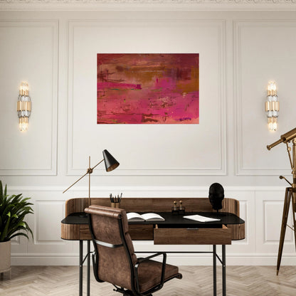 Dream Walk Red, 1978- - Helen Frankenthaler Brushed Aluminum Print - 70x100 cm / 28x40 inches | Helen Frankenthaler Aluminum Print | Helen Frankenthaler Prints