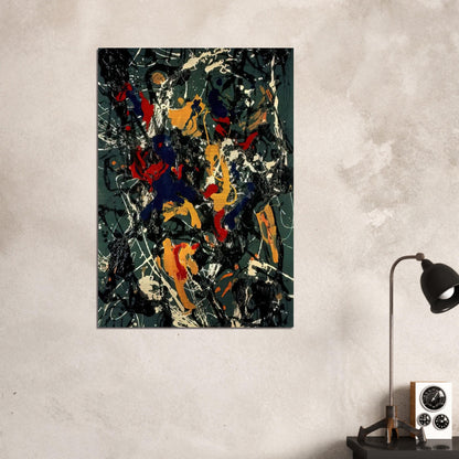 NUMBER 3 1948 - Jackson Pollock Brushed Aluminum Print - 70x100 cm / 28x40 inches | Jackson Pollock Aluminum Print | Jackson Pollock Prints