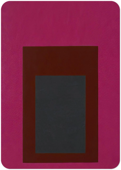 HOMAGE TO THE SQUARE GUARDED 1952 By Josef Albers Pack of 10 Post Cards | Josef Albers Post Cards | A6 (10.5 x 14.8 cm) - 4.1 x 5.8 inches
