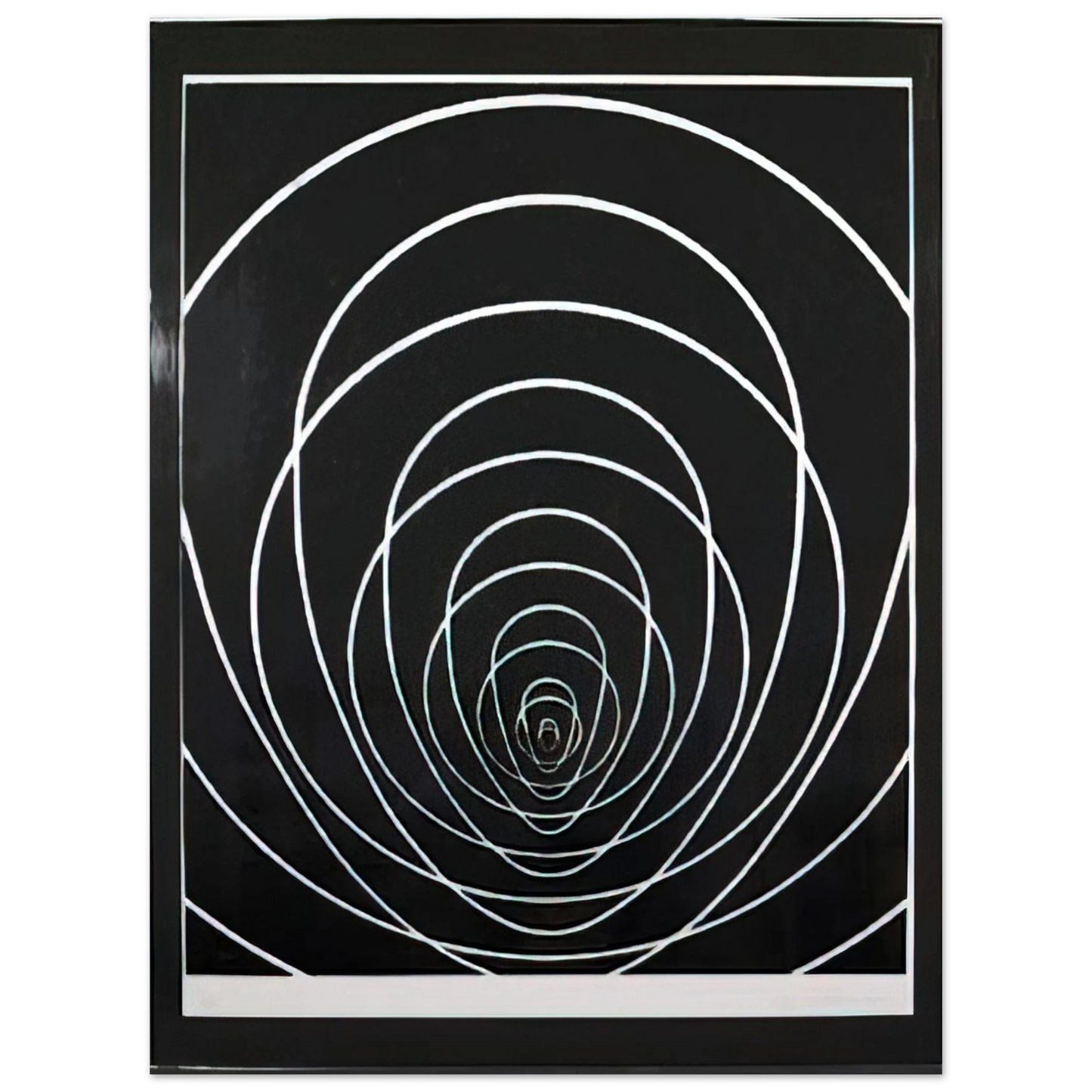 Clarence Holbrook Carter - Concentric Space - 1969  75x100 cm / 30x40inches Fine Art Poster
