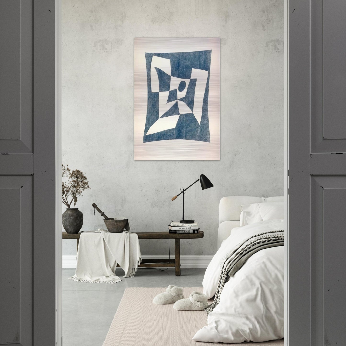 Abstract Composition, Knossos - Jean Arp Brushed Aluminum Print - 70x100 cm / 28x40 inches | Jean Arp Aluminum Print | Jean Arp Prints