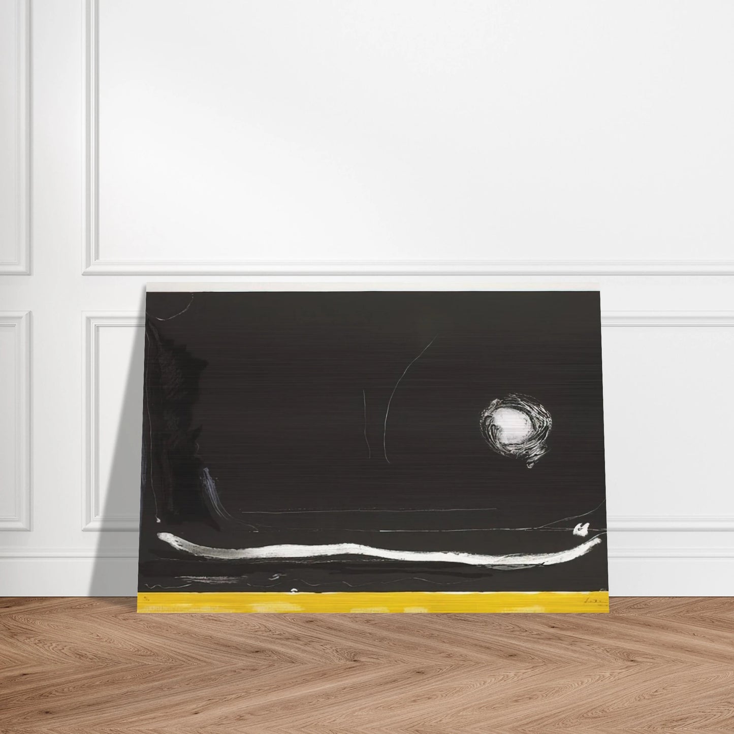 Yellow Jack - 1985 - Helen Frankenthaler Brushed Aluminum Print - 70x100 cm / 28x40 inches | Helen Frankenthaler Aluminum Print | Helen Frankenthaler Prints