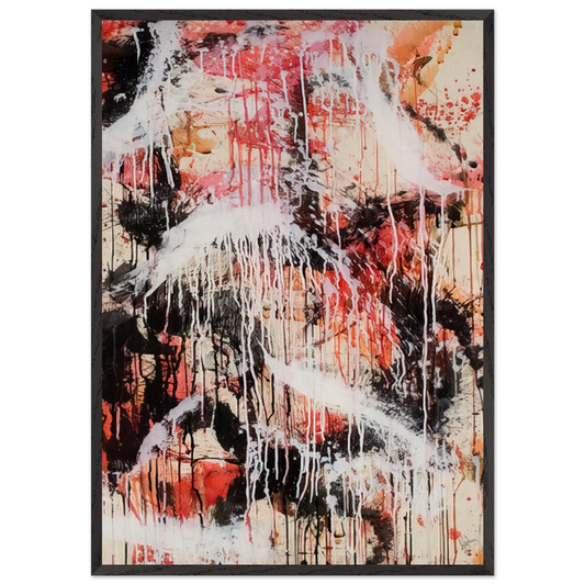 Untitled - 1959 N2 - Norman Bluhm 70x100 cm / 28x40 inches Framed Art Print – Black Wooden Frame