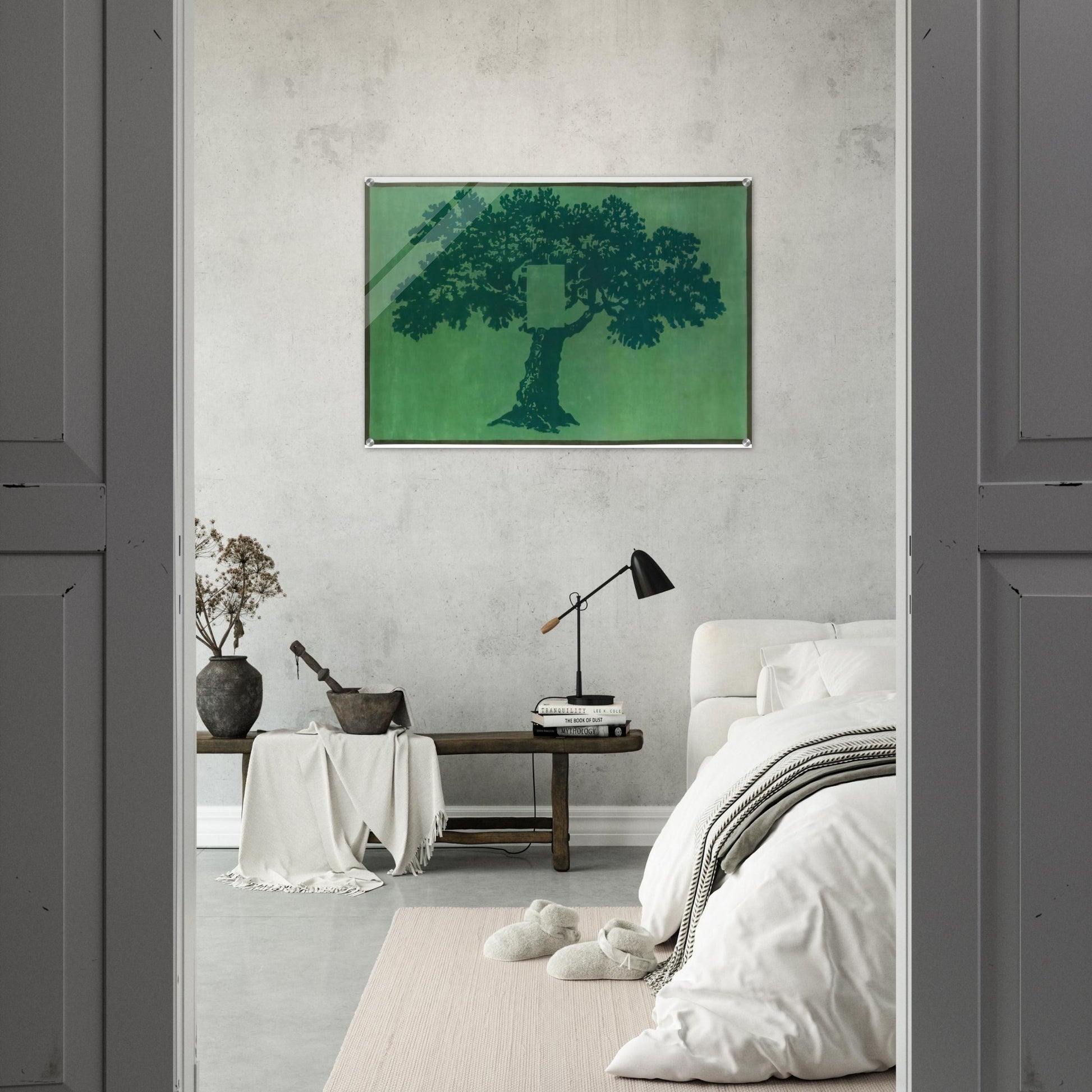 Albero Per Terra - 1984 - Mario Schifano Acrylic Print - 70x100 cm / 28x40″ inches