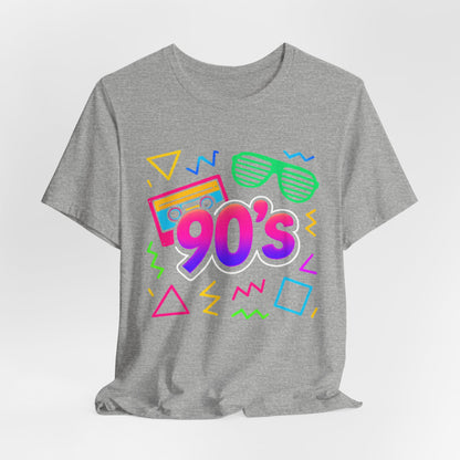 Musique old school des années 90 - ambiance arcade Classique années 90 Rétro Vintage. Années 1990 Les années 90 J'adore les années 90 T-Shirt