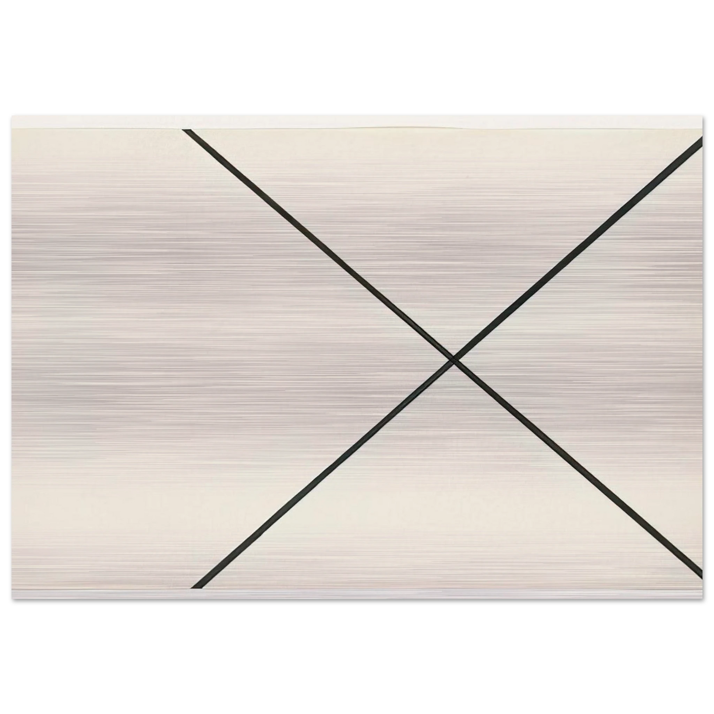 Diagonal Lines - Ellsworth Kelly Brushed Aluminum Print - 70x100 cm / 28x40 inches | Ellsworth Kelly Aluminum Print | Ellsworth Kelly Prints