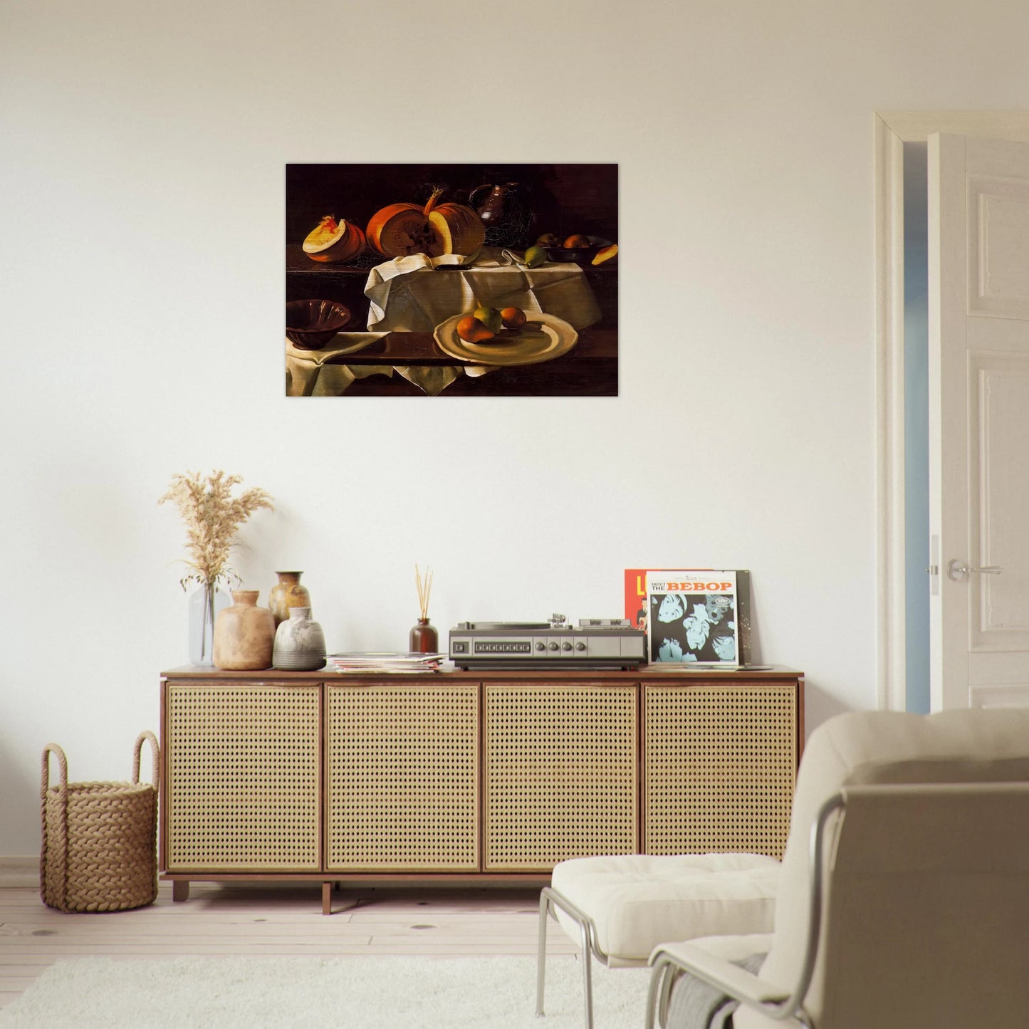 THE STILL LIFE WITH PUMPKIN 1939 - Andre Derain Brushed Aluminum Print - 70x100 cm / 28x40 inches | Andre Derain Aluminum Print | Andre Derain Prints
