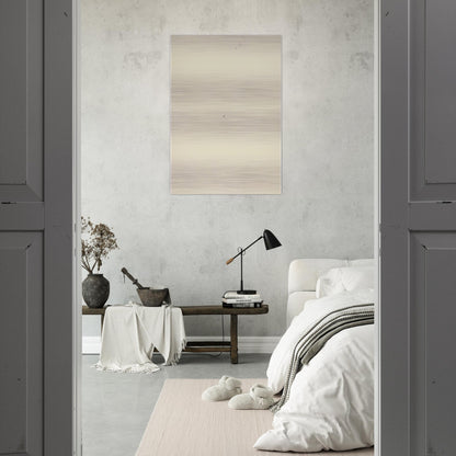 First Conversion - Robert Ryman Brushed Aluminum Print - 70x100 cm / 28x40 inches | Robert Ryman Aluminum Print | Robert Ryman Prints