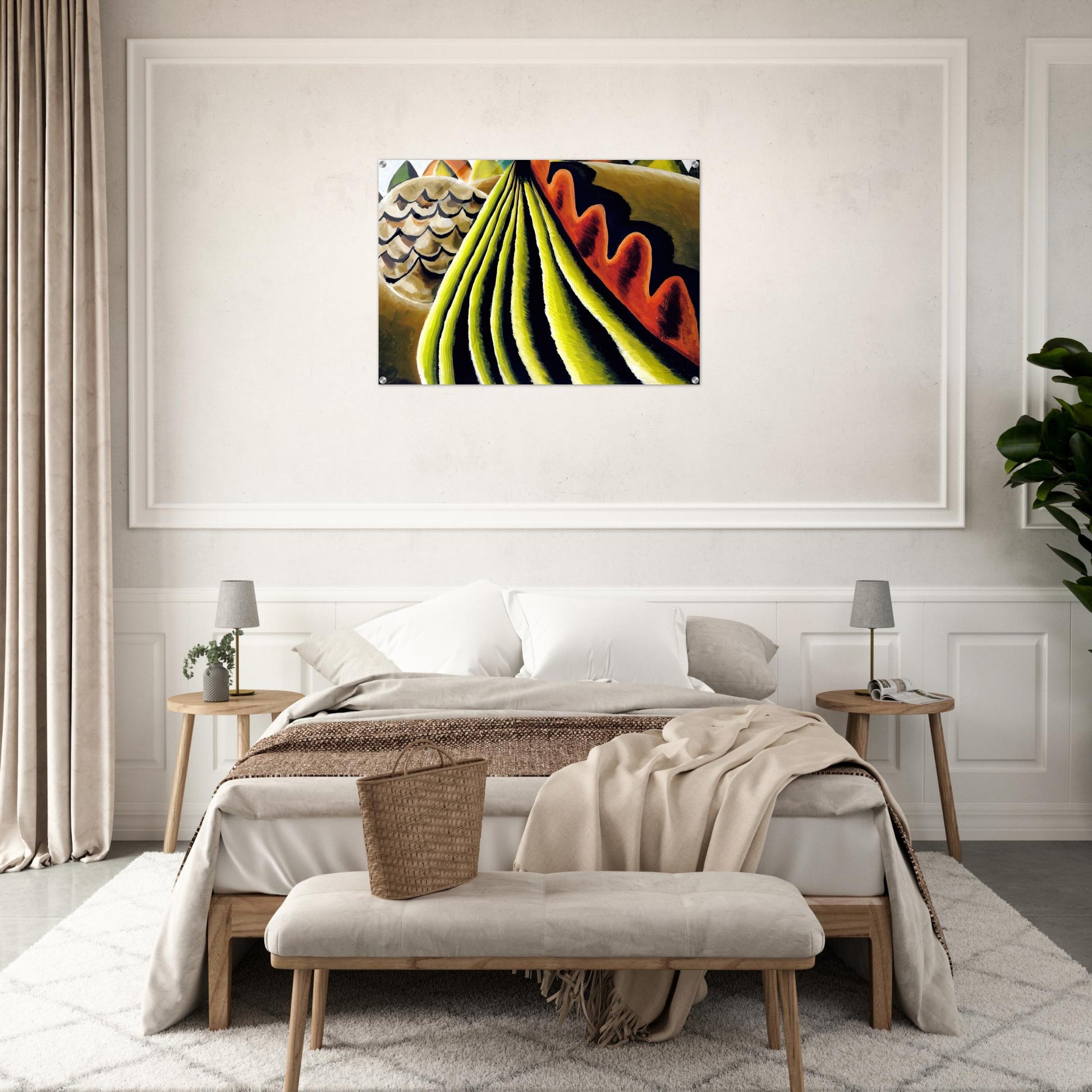 Fields of Grain as Seen from Train - 1931 - Arthur Dove Acrylic Print - 70x100 cm / 28x40″ inches | Arthur Dove Wall Art | Arthur Dove Prints