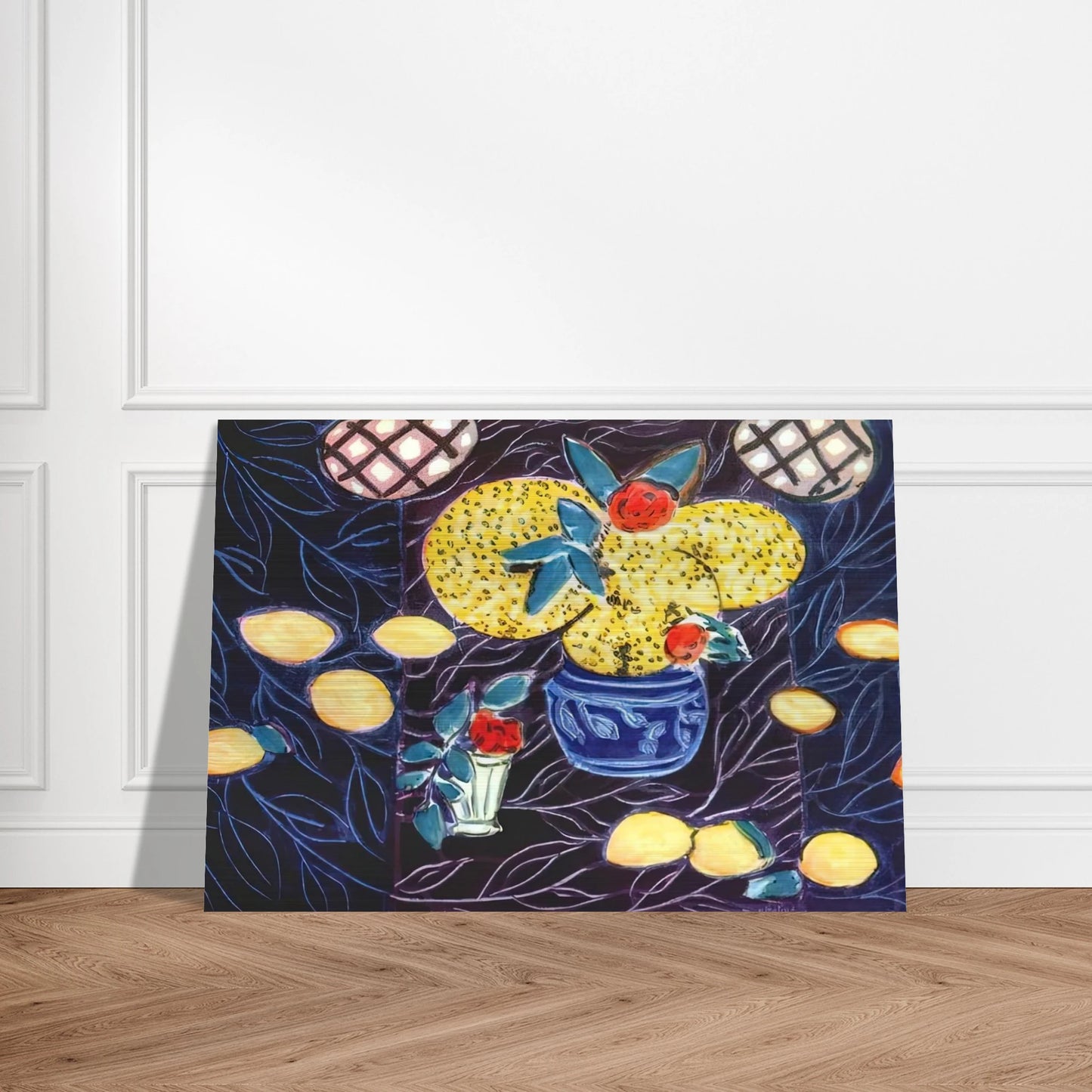 LEMONS AND MIMOSA 1944 - Henri Matisse Brushed Aluminum Print - 70x100 cm / 28x40 inches | Henri Matisse Aluminum Print | Henri Matisse Prints