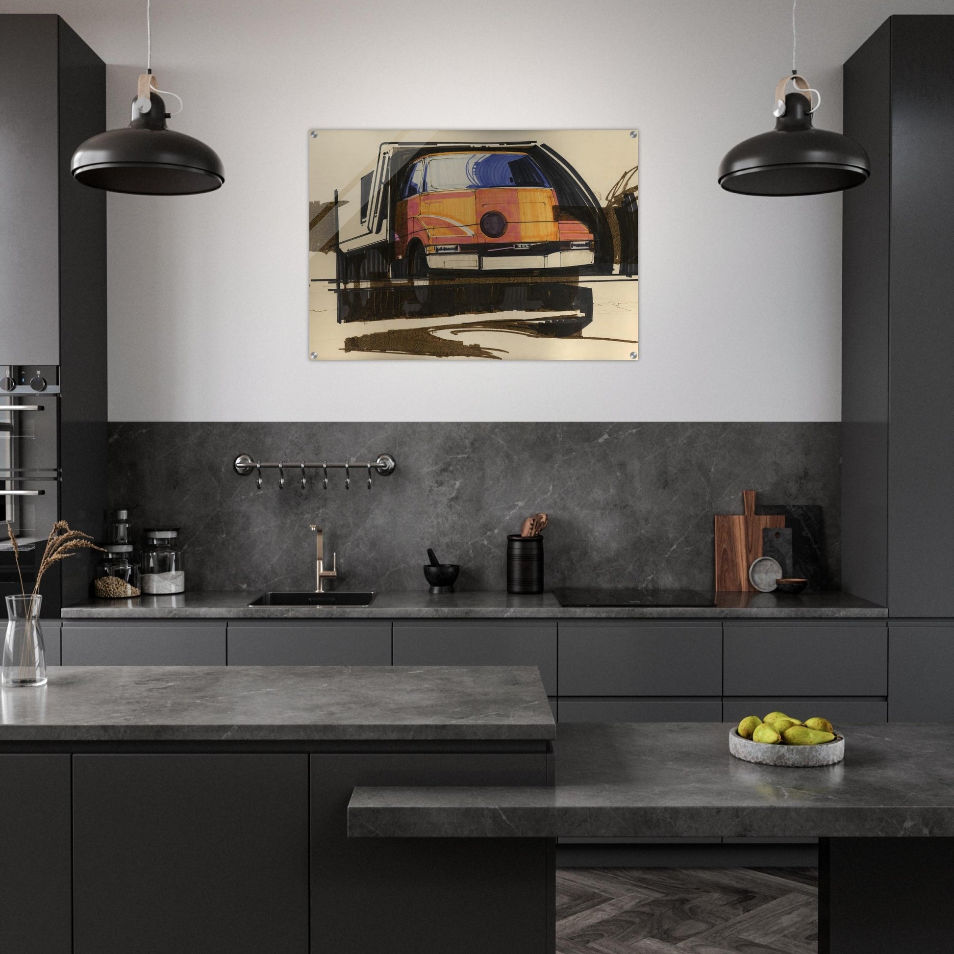 Syd Mead - Syd Mead Acrylic Print - 70x100 cm / 28x40″ inches | Syd Mead Wall Art | Syd Mead Prints