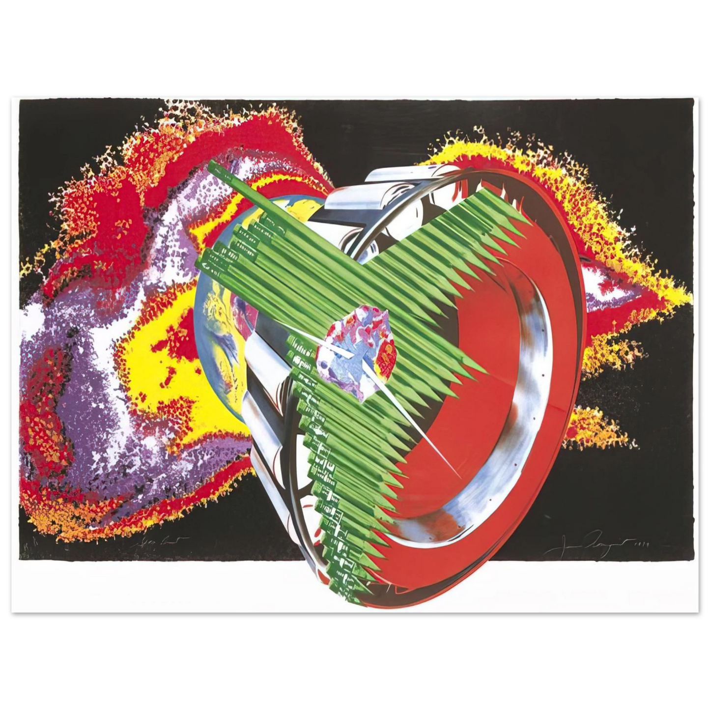James Rosenquist - Space Dust  75x100 cm / 30x40inches Fine Art Poster