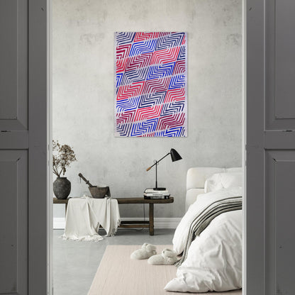 COMPOSITION 30 - Sonia Delaunay Brushed Aluminum Print - 70x100 cm / 28x40 inches | Sonia Delaunay Aluminum Print | Sonia Delaunay Prints