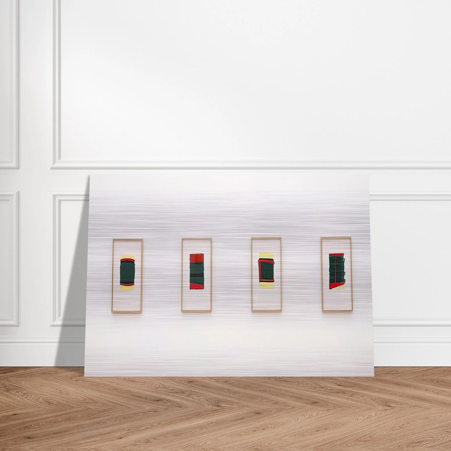 Ohne Titel für Thordes - 1976 - Blinky Palermo Brushed Aluminum Print - 70x100 cm / 28x40 inches | Blinky Palermo Aluminum Print | Blinky Palermo Prints