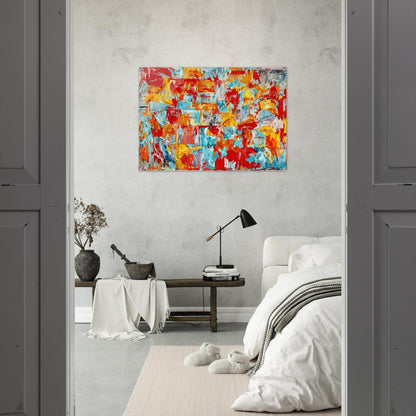 MAP - Jasper Johns Acrylic Print - 70x100 cm / 28x40″ inches