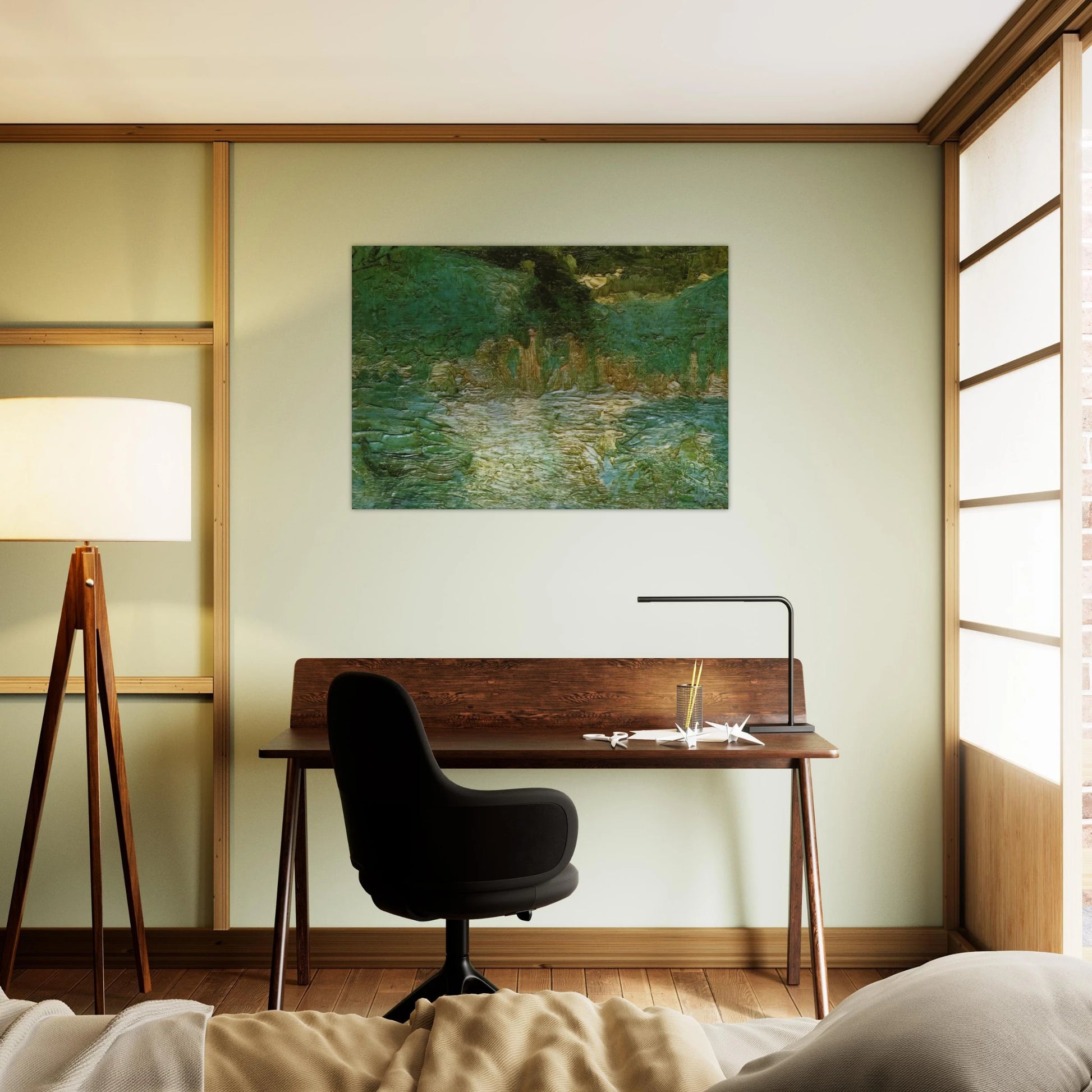 SEA VIEW 1919 - Salvador Dali Brushed Aluminum Print - 70x100 cm / 28x40 inches | Salvador Dali Aluminum Print | Salvador Dali Prints