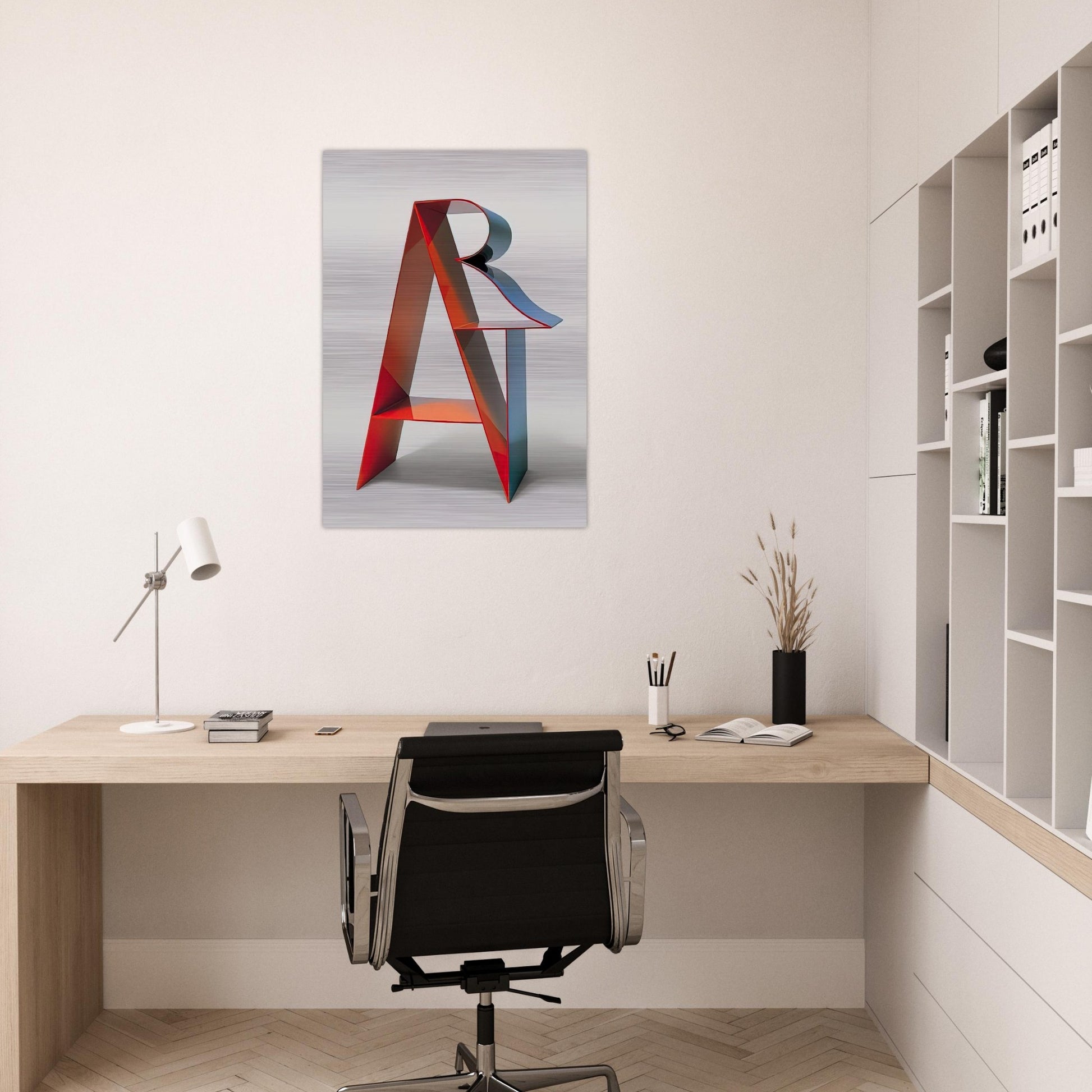 Art - Robert Indiana Brushed Aluminum Print - 70x100 cm / 28x40 inches | Robert Indiana Aluminum Print | Robert Indiana Prints