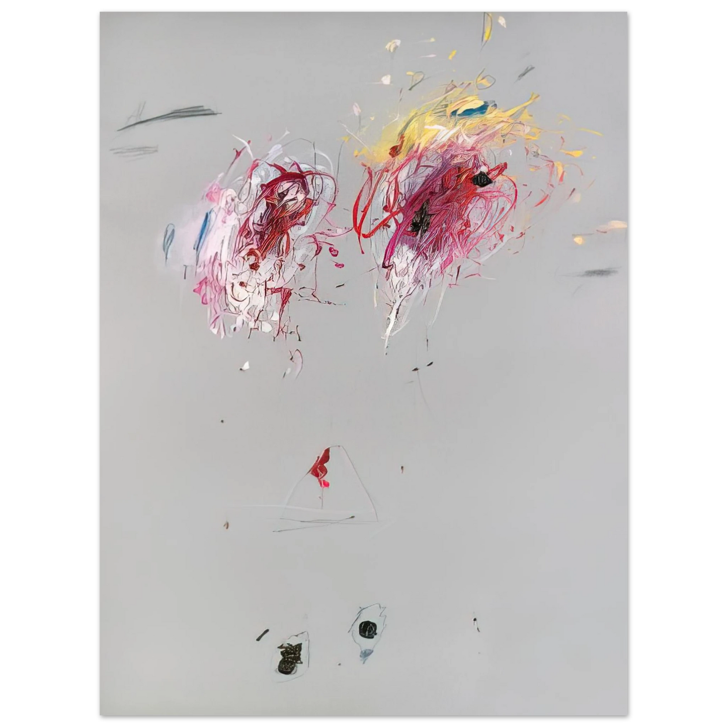 Cy Twombly - Nine Discourses on Commodus, Part IV  75x100 cm / 30x40inches Fine Art Poster