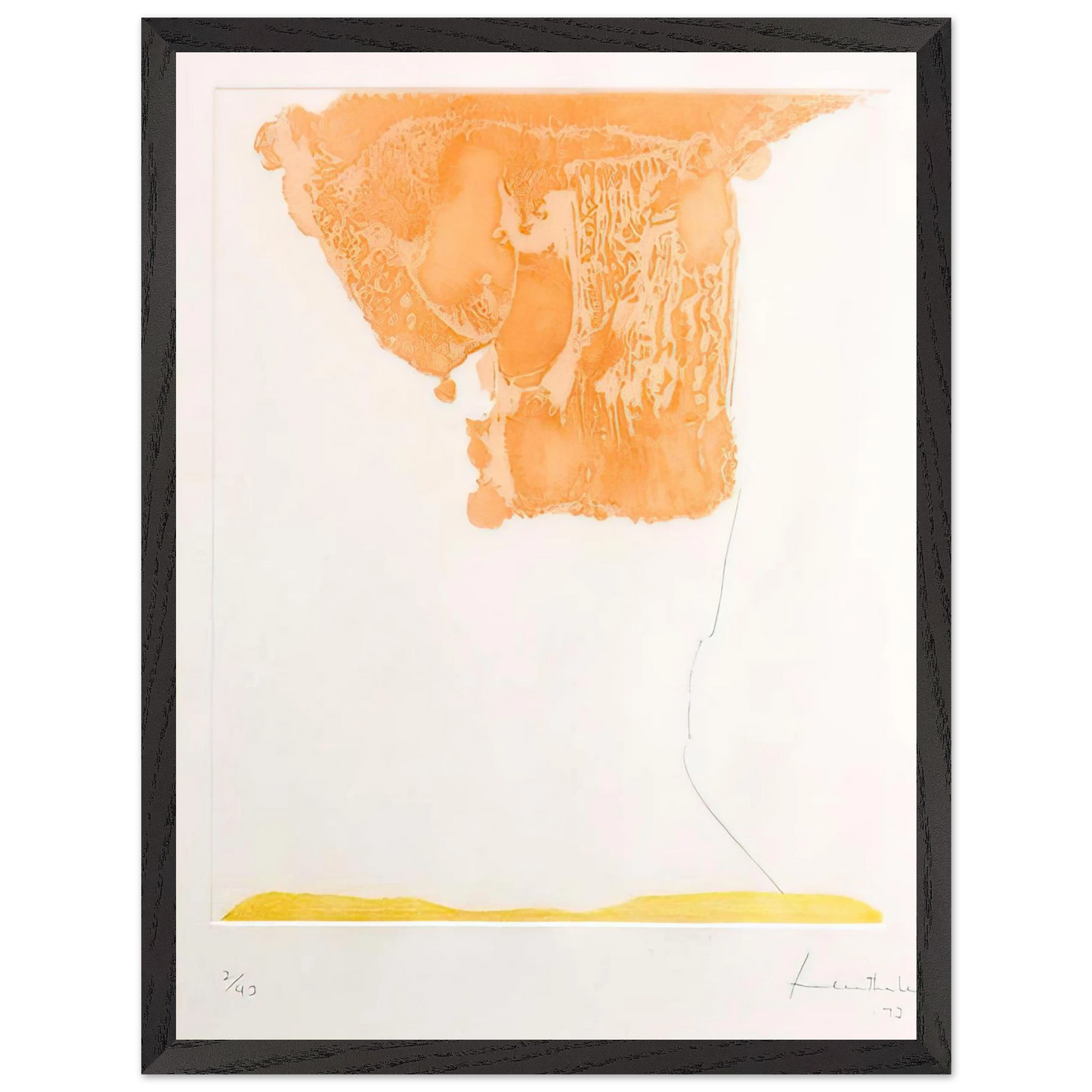 Helen Frankenthaler - Pranzo Italiano - 1973 Wall art - 30x40 cm / 12x16 inches - Fine Art Poster-canvas - -
