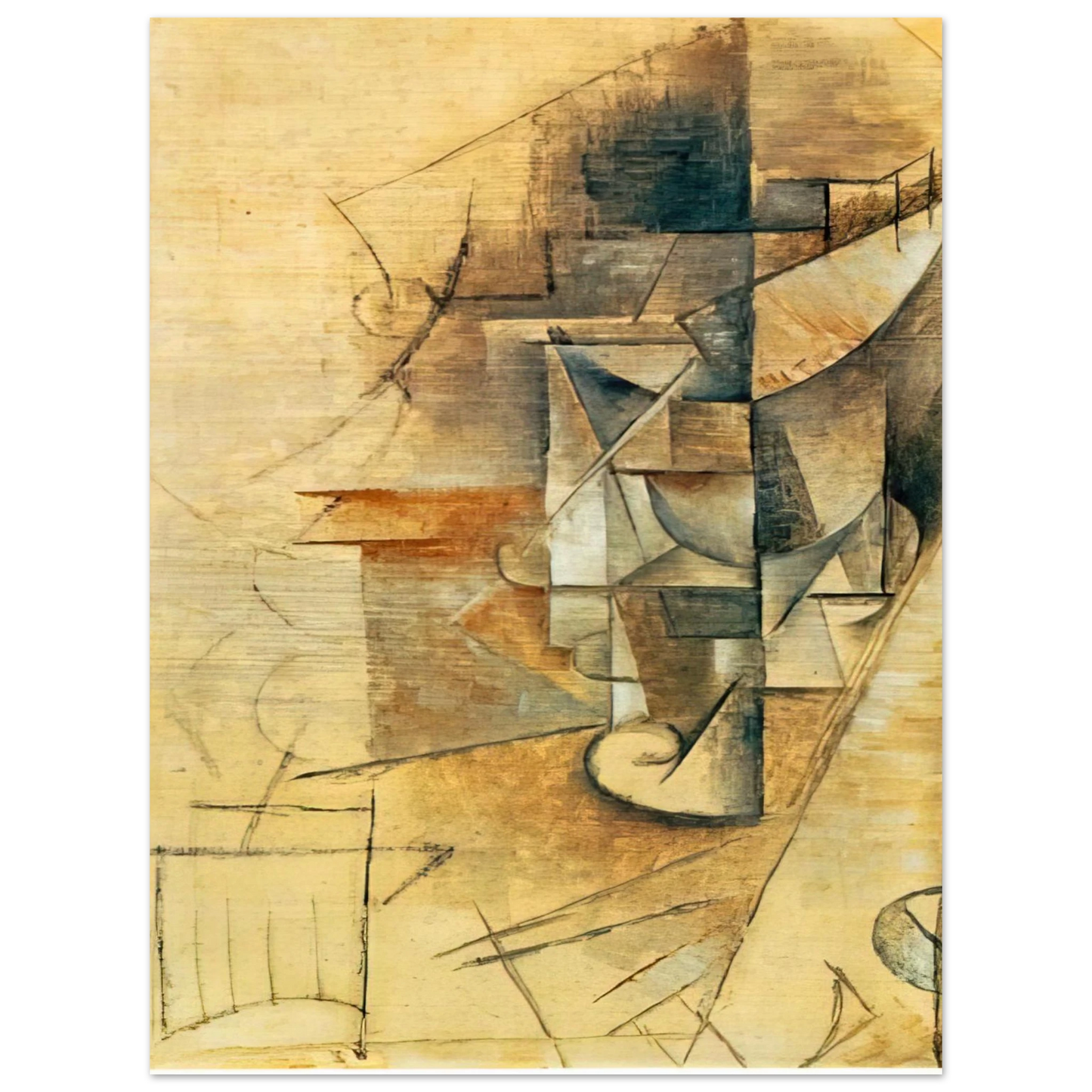 Pablo Picasso - A glass  75x100 cm / 30x40inches Fine Art Poster