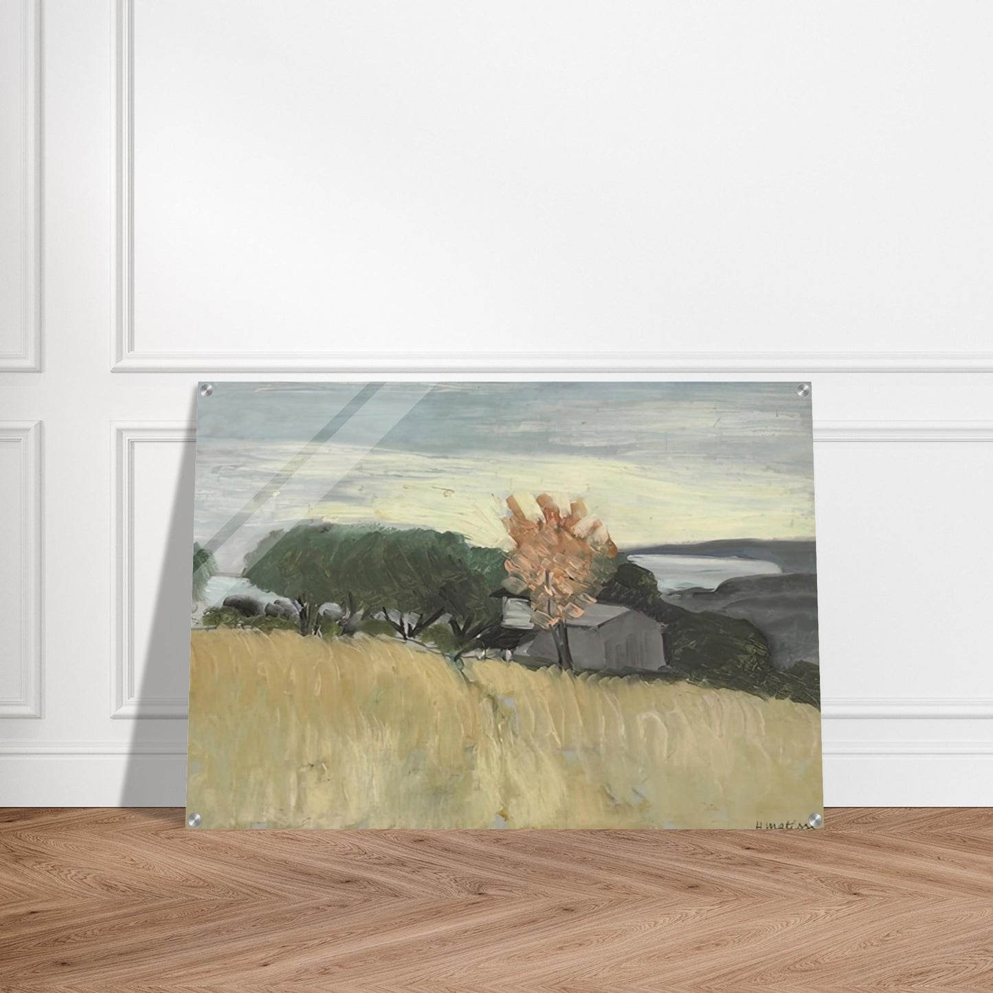 CHAMPS DE BLE A CAGNES 1918 - Henri Matisse Acrylic Print - 70x100 cm / 28x40″ inches
