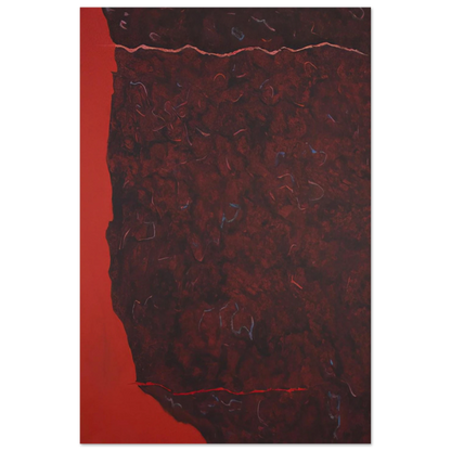 Edge of Burning Brush - 1986 - Theodoros Stamos Art Prints - 100x150 cm / 40x60″ inches | Theodoros Stamos Poster | Theodoros Stamos Prints