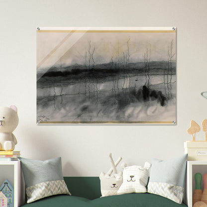 MYSTIC RIVER 1951 - Lyonel Feininger Acrylic Print - 70x100 cm / 28x40″ inches | Lyonel Feininger Wall Art | Lyonel Feininger Prints