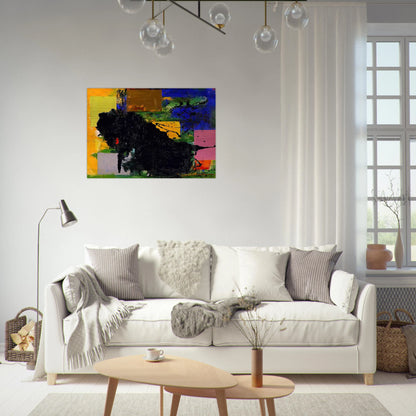 The Vanquished - Hans Hofmann Brushed Aluminum Print - 70x100 cm / 28x40 inches | Hans Hofmann Aluminum Print | Hans Hofmann Prints