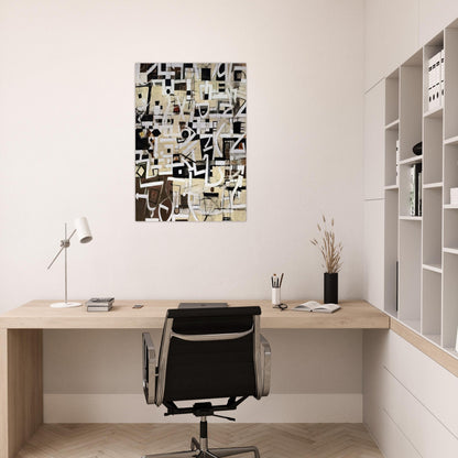 Number 20 - 1949 - Bradley Walker Tomlin Brushed Aluminum Print - 70x100 cm / 28x40 inches | Bradley Walker Tomlin Aluminum Print | Bradley Walker Tomlin Prints