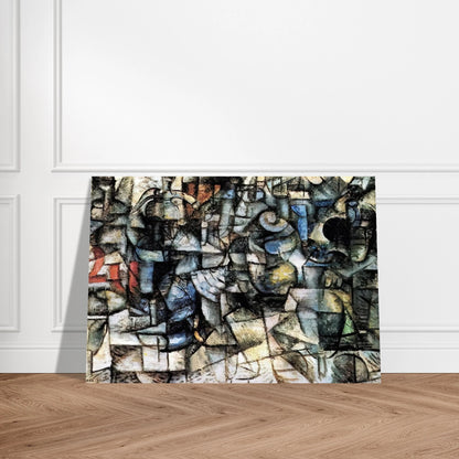 RITMI DI OGGETTI 1911 - Carlo Carra Brushed Aluminum Print - 70x100 cm / 28x40 inches | Carlo Carra Aluminum Print | Carlo Carra Prints
