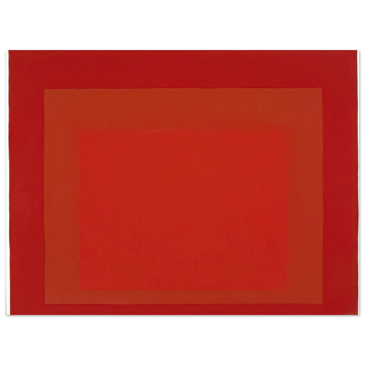 Josef Albers - STUDY FOR HOMAGE TO THE SQUARE 1972  75x100 cm / 30x40inches Fine Art Poster