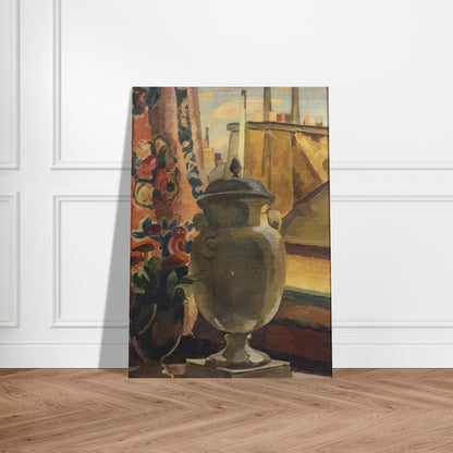 STILL LIFE AT A WINDOW 1922 - Vanessa Bell Brushed Aluminum Print - 70x100 cm / 28x40 inches | Vanessa Bell Aluminum Print | Vanessa Bell Prints
