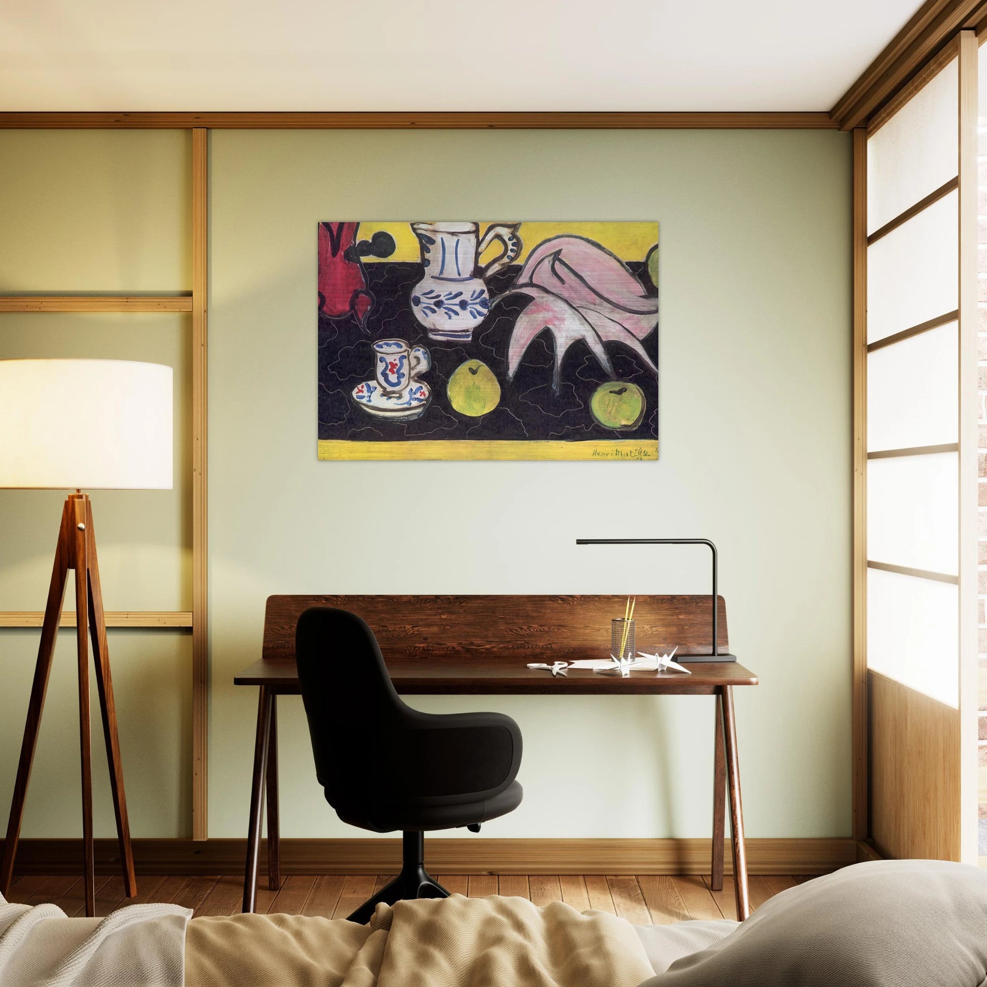 STILL LIFE WITH A SHELL 1940 - Henri Matisse Brushed Aluminum Print - 70x100 cm / 28x40 inches | Henri Matisse Aluminum Print | Henri Matisse Prints