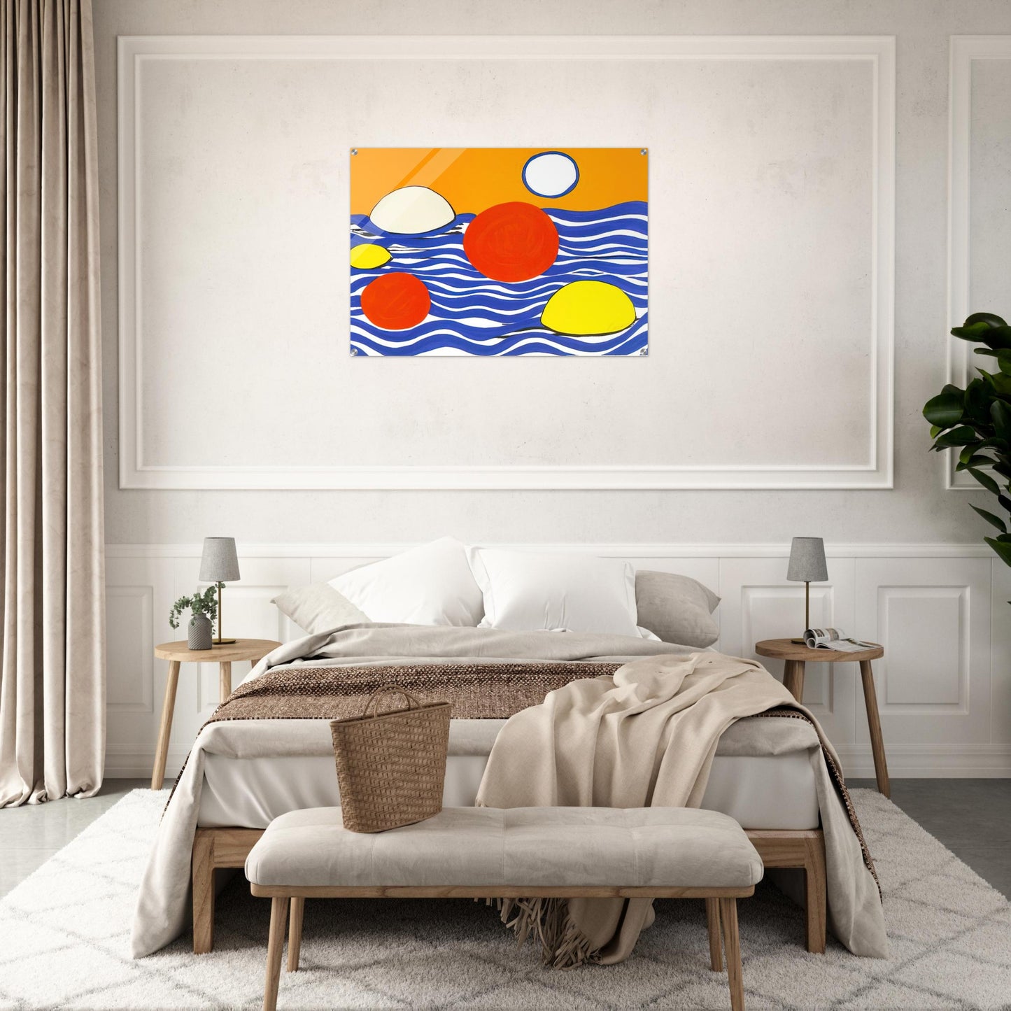 WAVES 1973 - Alexander Calder Acrylic Print - 70x100 cm / 28x40″ inches