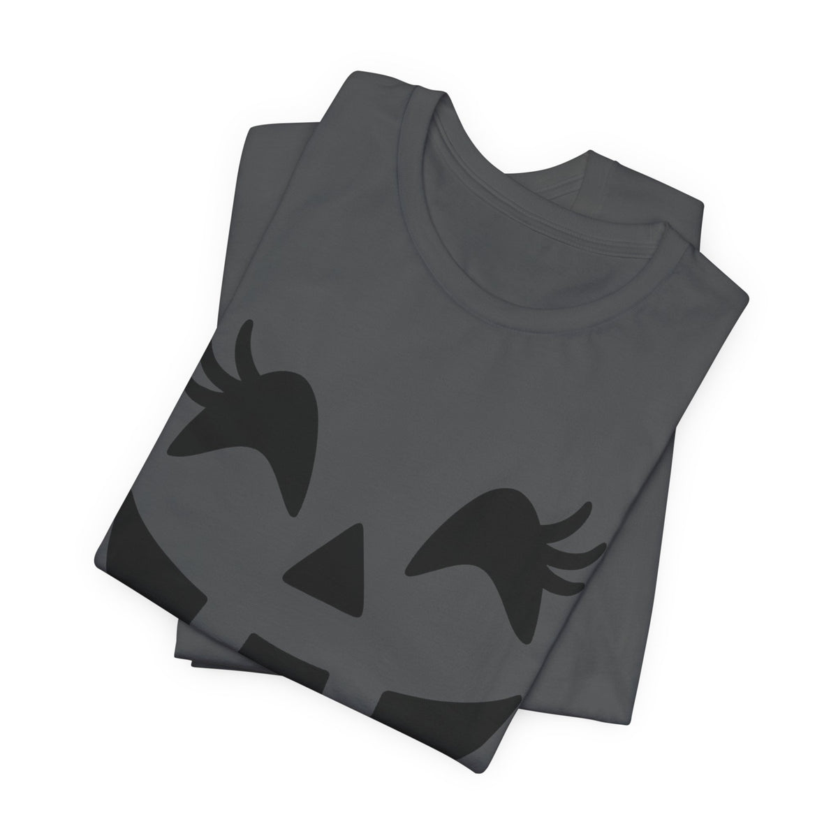 Masque de citrouille Jack O'Lantern Cils Halloween Femmes Filles T-Shirt