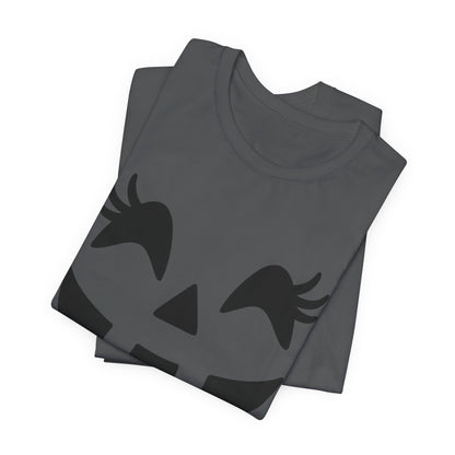 Masque de citrouille Jack O'Lantern Cils Halloween Femmes Filles T-Shirt